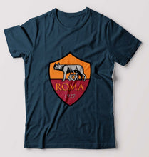 Load image into Gallery viewer, A.S. Roma T-Shirt for Men-Petrol Blue-Ektarfa.online
