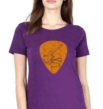 Load image into Gallery viewer, Guitar T-Shirt for Women-Purple-Ektarfa.online
