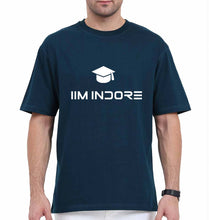 Load image into Gallery viewer, IIM I Indore Oversized T-Shirt for Men-Petrol Blue-Ektarfa.online

