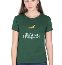 Load image into Gallery viewer, The Velvet Underground T-Shirt for Women-Dark Green-Ektarfa.online
