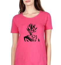 Load image into Gallery viewer, Anime Goku T-Shirt for Women-Pink-Ektarfa.online
