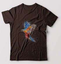 Load image into Gallery viewer, Parrot T-Shirt for Men-Coffee Brown-Ektarfa.online
