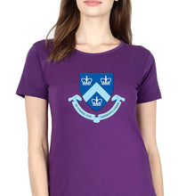Load image into Gallery viewer, Columbia University T-Shirt for Women-Purple-Ektarfa.online
