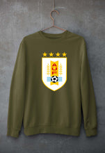 Load image into Gallery viewer, Uruguay Football Unisex Sweatshirt for Men/Women-Olive Green-Ektarfa.online
