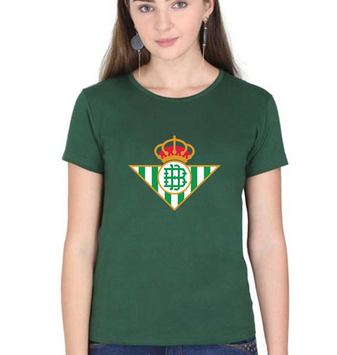 Real-Betis T-Shirt for Women-Dark Green-Ektarfa.online