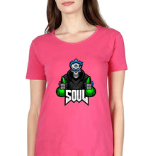 Load image into Gallery viewer, Battlegrounds Mobile India (BGMI) T-Shirt for Women-Pink-Ektarfa.online
