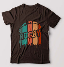 Load image into Gallery viewer, Rugby T-Shirt for Men-Coffee Brown-Ektarfa.online
