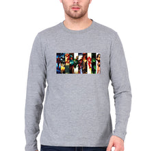 Load image into Gallery viewer, Superhero Full Sleeves T-Shirt for Men-Grey Melange-Ektarfa.online
