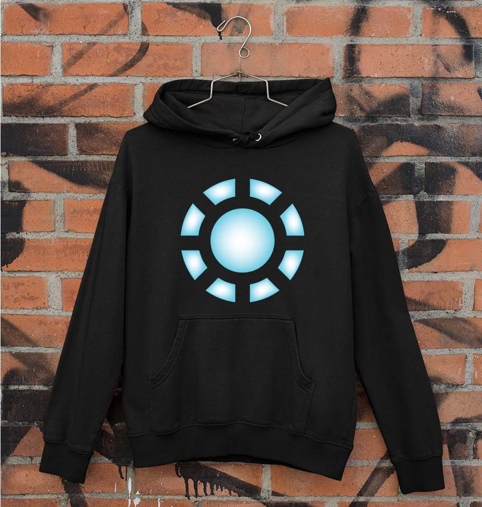 ARC REACTOR Iron Man Superhero Unisex Hoodie for Men/Women-Black-Ektarfa.online