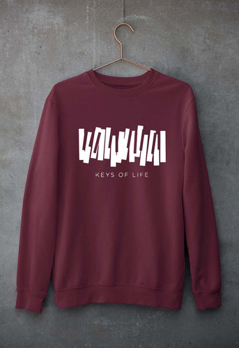 Piano Unisex Sweatshirt for Men/Women-Maroon-Ektarfa.online