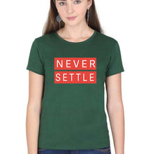 Load image into Gallery viewer, OnePlus T-Shirt for Women-Dark Green-Ektarfa.online
