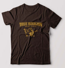 Load image into Gallery viewer, True Religion T-Shirt for Men-Coffee brown-Ektarfa.online
