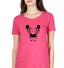 Load image into Gallery viewer, Kaws Mickey T-Shirt for Women-Pink-Ektarfa.online
