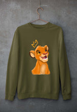 Load image into Gallery viewer, Lion King Simba Unisex Sweatshirt for Men/Women-Olive Green-Ektarfa.online
