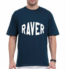 Load image into Gallery viewer, Raver Oversized T-Shirt for Men-Petrol Blue-Ektarfa.online
