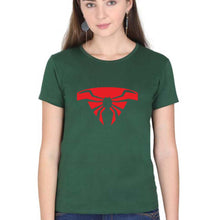 Load image into Gallery viewer, Spiderman Superhero T-Shirt for Women-Dark Green-Ektarfa.online
