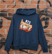 Load image into Gallery viewer, BTS Kpop Unisex Hoodie for Men/Women-Navy Blue-Ektarfa.online
