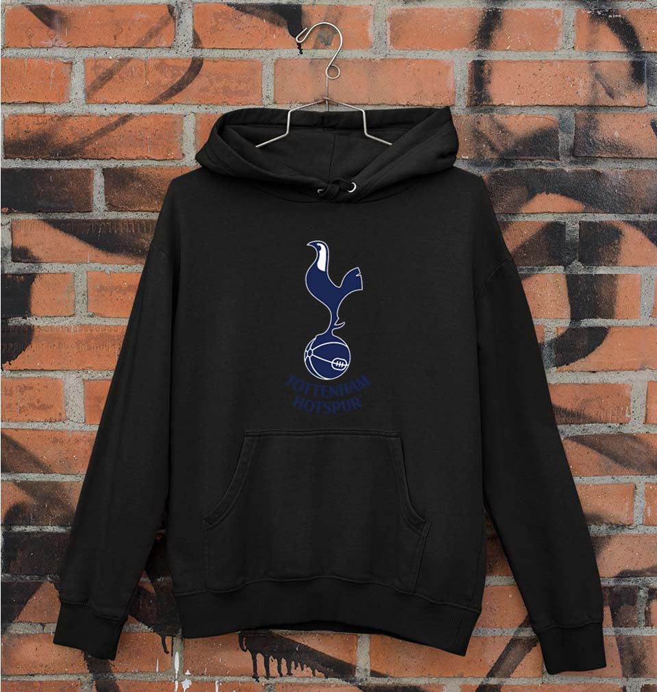 Tottenham Hotspur F.C Unisex Hoodie for Men/Women-Black-Ektarfa.online