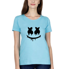 Load image into Gallery viewer, Marshmello T-Shirt for Women-Light Blue-Ektarfa.online
