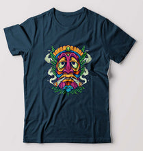 Load image into Gallery viewer, Weed Joint Stoned T-Shirt for Men-Petrol Blue-Ektarfa.online
