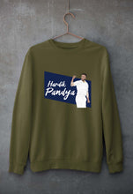Load image into Gallery viewer, Hardik Pandya Unisex Sweatshirt for Men/Women-Olive Green-Ektarfa.online
