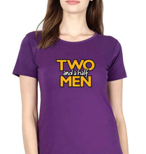 Load image into Gallery viewer, Two and a Half Men T-Shirt for Women-Purple-Ektarfa.online
