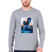 Load image into Gallery viewer, Avatar Full Sleeves T-Shirt for Men-Grey Melange-Ektarfa.online
