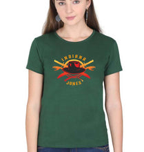 Load image into Gallery viewer, Indiana Jones T-Shirt for Women-Dark Green-Ektarfa.online

