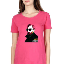 Load image into Gallery viewer, Vincent van Gogh T-Shirt for Women-Pink-Ektarfa.online

