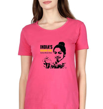 Load image into Gallery viewer, Chanu Saikhom Mirabai T-Shirt for Women-Pink-Ektarfa.online
