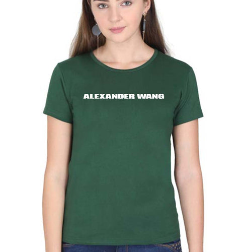 Alexander Wang T-Shirt for Women-Dark Green-Ektarfa.online
