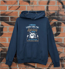 Load image into Gallery viewer, Drummer Unisex Hoodie for Men/Women-Navy Blue-Ektarfa.online
