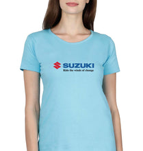 Load image into Gallery viewer, Suzuki T-Shirt for Women-SkyBlue-Ektarfa.online
