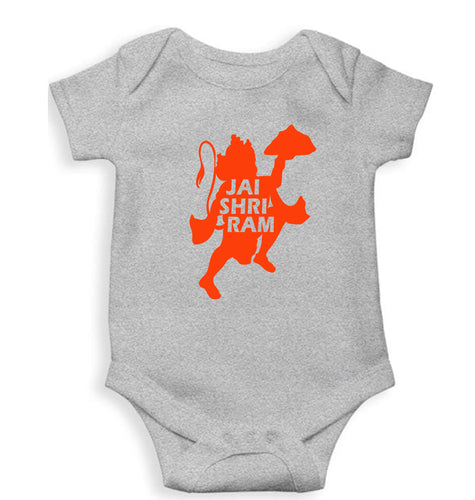 Hanuman Ji (God) Kids Romper For Baby Boy/Girl-0-5 Months(18 Inches)-Grey-Ektarfa.online