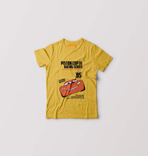 Load image into Gallery viewer, Lightning McQueen Kids T-Shirt for Boy/Girl-Golden Yellow-Ektarfa.online
