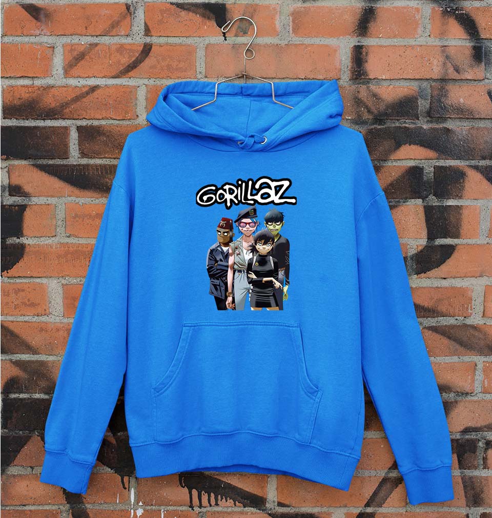 Gorillaz Unisex Hoodie for Men/Women-Royal Blue-Ektarfa.online