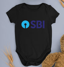Load image into Gallery viewer, State Bank of India(SBI) Kids Romper For Baby Boy/Girl-Black-Ektarfa.online
