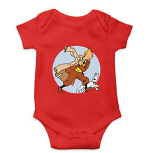 Load image into Gallery viewer, Tintin Kids Romper For Baby Boy/Girl-0-5 Months(18 Inches)-Red-Ektarfa.online
