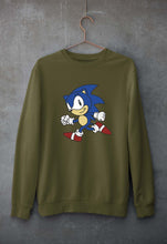Load image into Gallery viewer, Sonic Unisex Sweatshirt for Men/Women-Olive Green-Ektarfa.online
