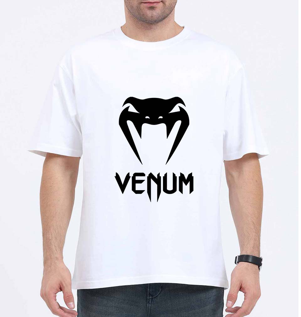 UFC Venum Oversized T-Shirt for Men-White-Ektarfa.online