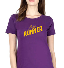 Load image into Gallery viewer, Runner Running T-Shirt for Women-Purple-Ektarfa.online

