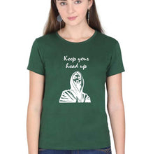 Load image into Gallery viewer, Tupac Shakur T-Shirt for Women-Dark Green-Ektarfa.online
