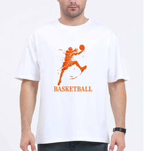 Load image into Gallery viewer, NBA Basketball Oversized T-Shirt for Men-White-Ektarfa.online
