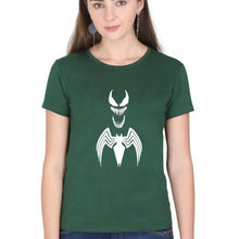 Load image into Gallery viewer, Venom Spiderman Superhero T-Shirt for Women-Dark Green-Ektarfa.online
