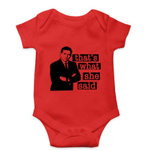 Load image into Gallery viewer, Michael Scott That&#39;s What She Said Kids Romper For Baby Boy/Girl-RED-Ektarfa.online
