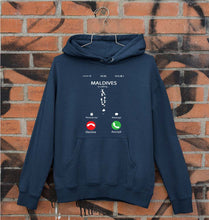 Load image into Gallery viewer, Maldives Calling Unisex Hoodie for Men/Women-Navy Blue-Ektarfa.online
