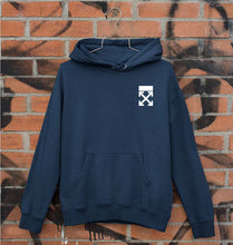 Load image into Gallery viewer, off White logo Unisex Hoodie for Men/Women-Navy Blue-Ektarfa.online
