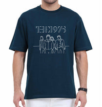 Load image into Gallery viewer, The 1975 Oversized T-Shirt for Men-Petrol Blue-Ektarfa.online
