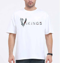 Load image into Gallery viewer, Vikings Oversized T-Shirt for Men-White-Ektarfa.online
