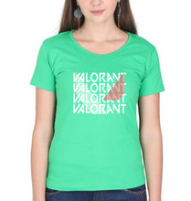Load image into Gallery viewer, Valorant T-Shirt for Women-flag green-Ektarfa.online

